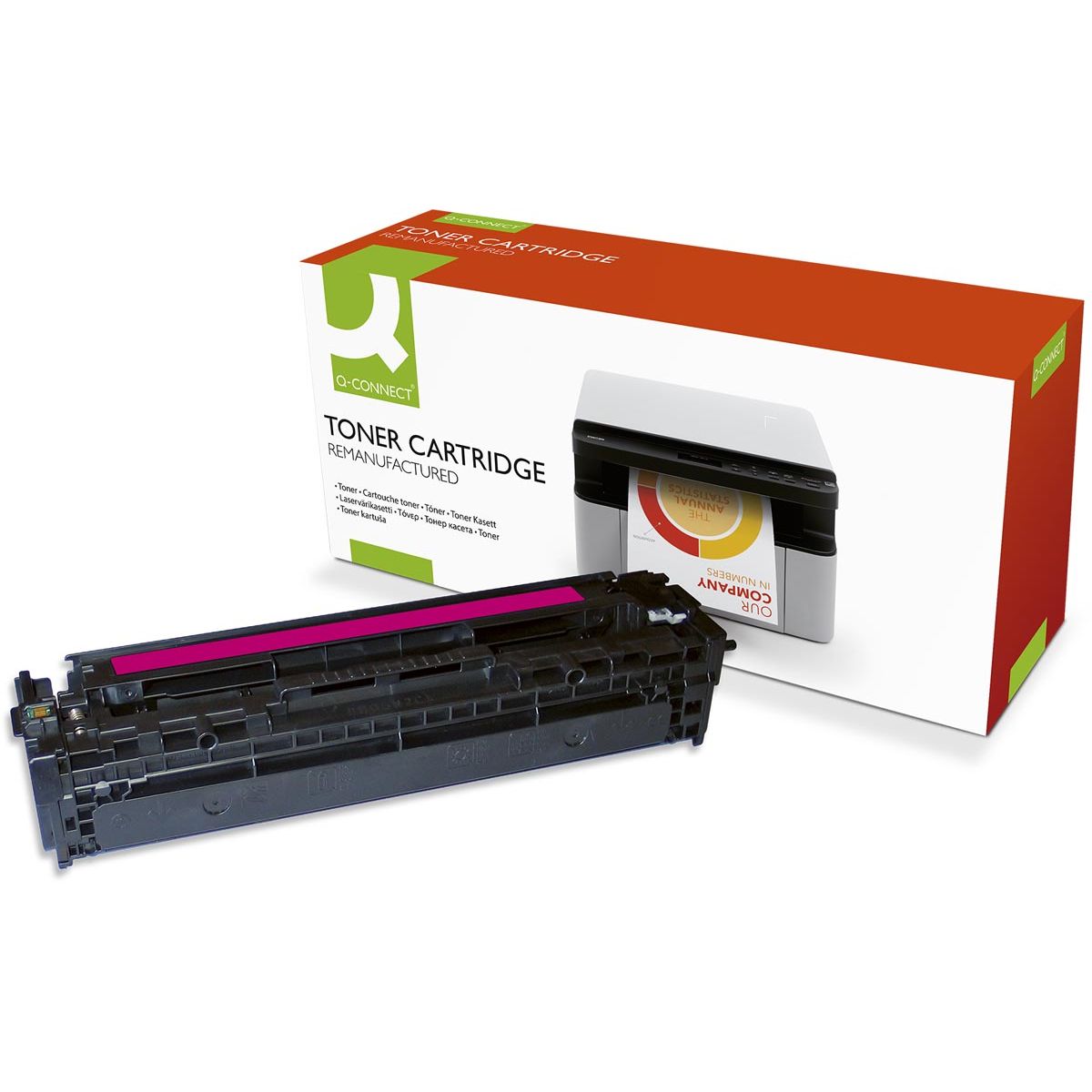 Q-CONNECT - Toner Magenta 1400 Seiten für OEM: CB543A