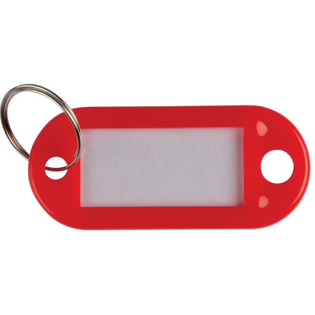 Q-CONNECT - key ring, pack of 10, red