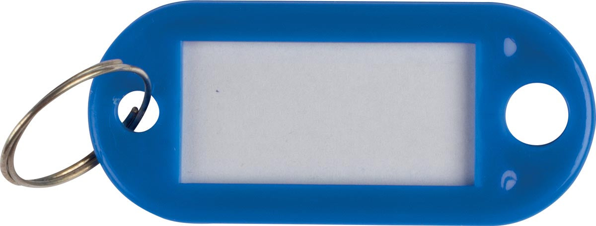 Q-CONNECT - key ring, pack of 10, dark blue