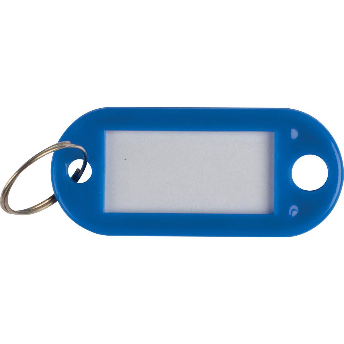 Q-CONNECT - Q-CONNECT sleutelhanger, pak van 10 stuks, donkerblauw