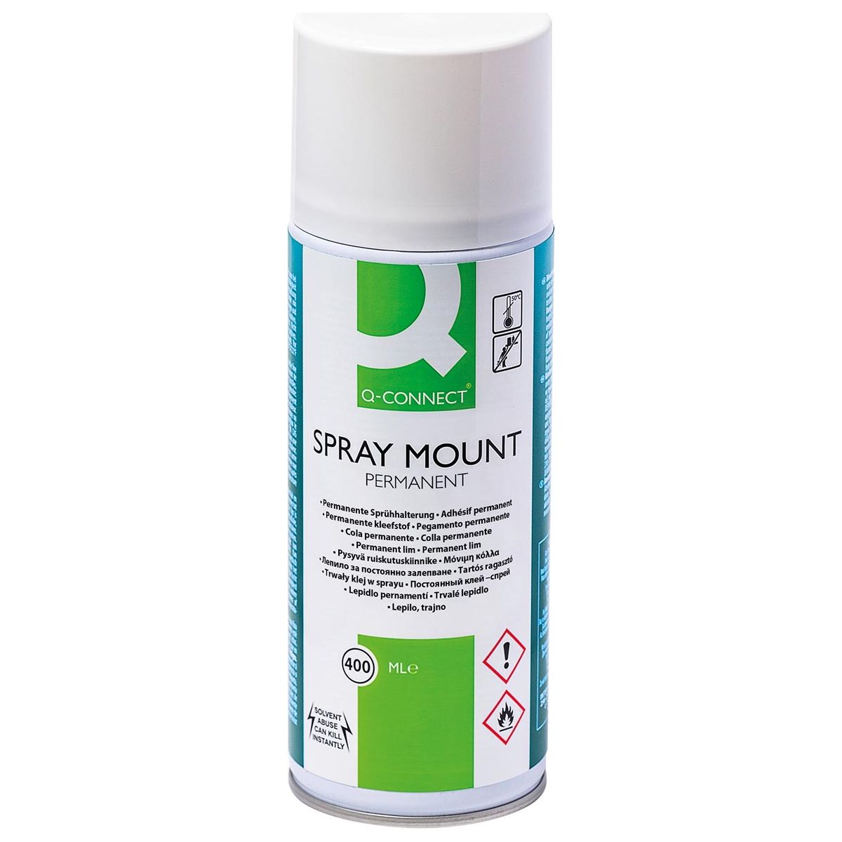 Q-Connect-Q-Connect Quick Mount Spray, Permanent, 400 ml Spray Can