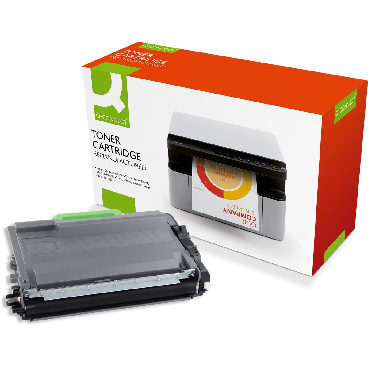 Q-CONNECT – schwarzer Toner 8000 Seiten für OEM TN-3480