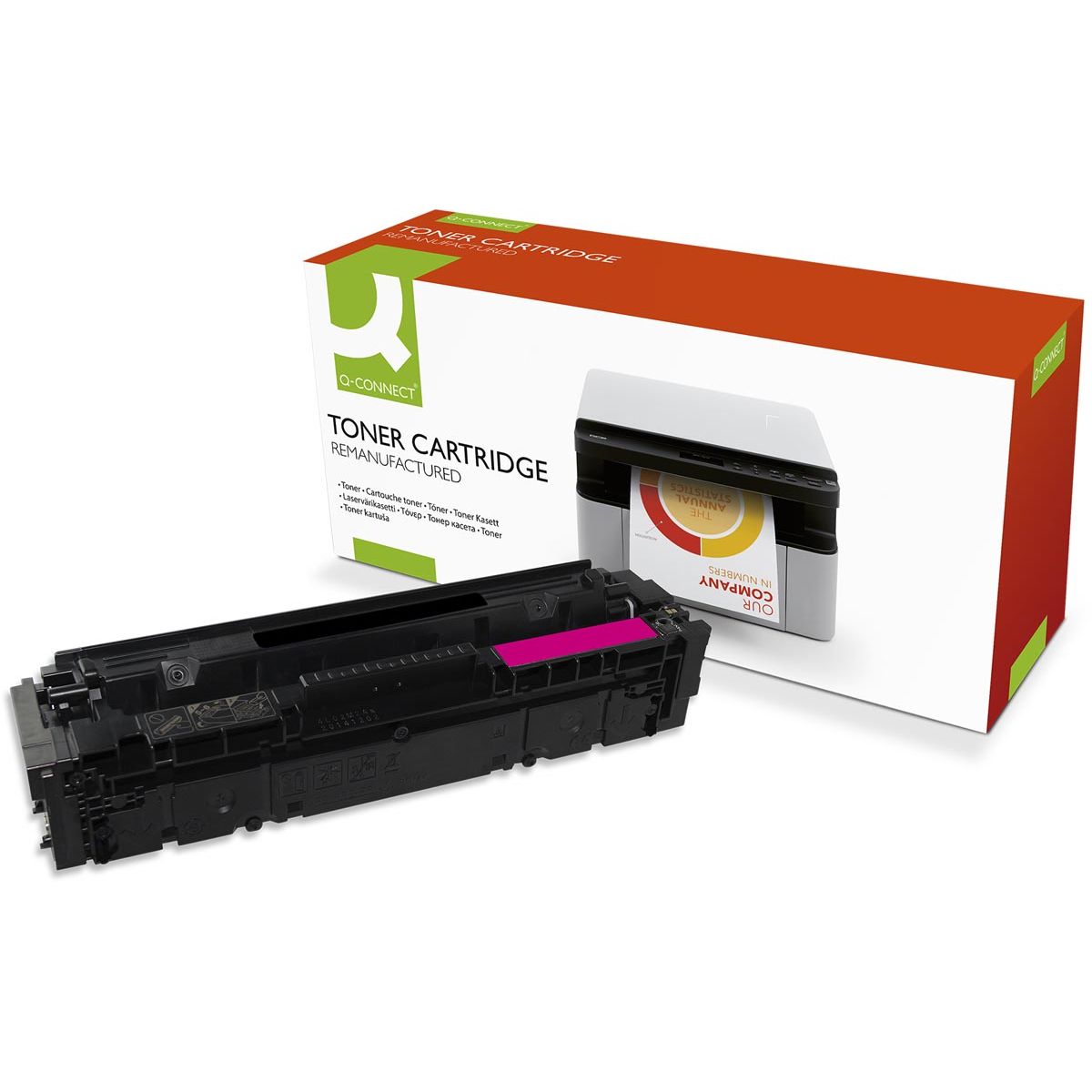 Q-CONNECT -   toner magenta 1300 pagina's voor OEM CF543A