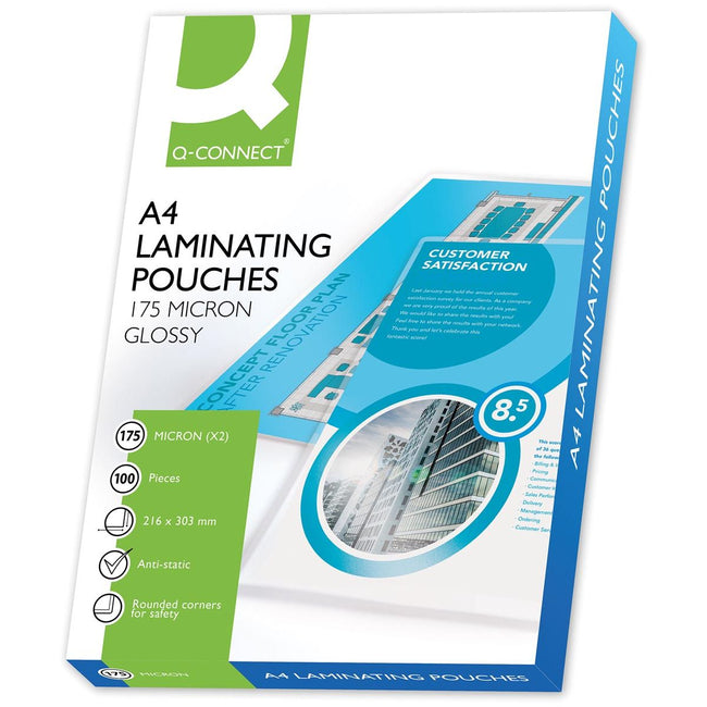 Q-CONNECT - laminating pouch A4 2x 175 micron 100 pieces