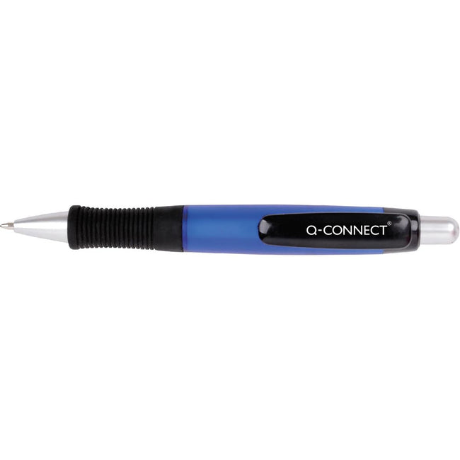 Q-CONNECT - Q-CONNECT balpen, met grip, 0,7 mm, medium punt, blauw