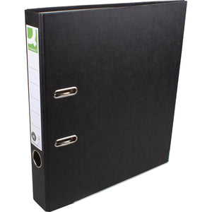 Q-CONNECT -   ordner, voor ft A4, uit Recycolor papier, rug van 5 cm, zwart