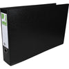Q-CONNECT - binder, for ft A3, made of cardboard, landscape, spine of 8 cm, black