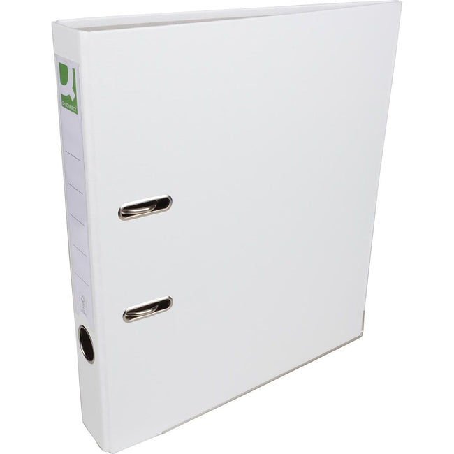Q-CONNECT - binder, for ft A4, made of PP and paper, with protective edge, spine of 5 cm, white