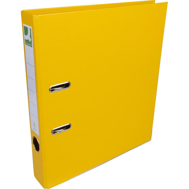 Q-CONNECT - binder, for ft A4, completely made of PP, spine of 5 cm, yellow