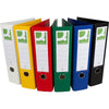 Q-CONNECT - binder, for ft A4, completely made of PP, spine of 8 cm, assorted colors