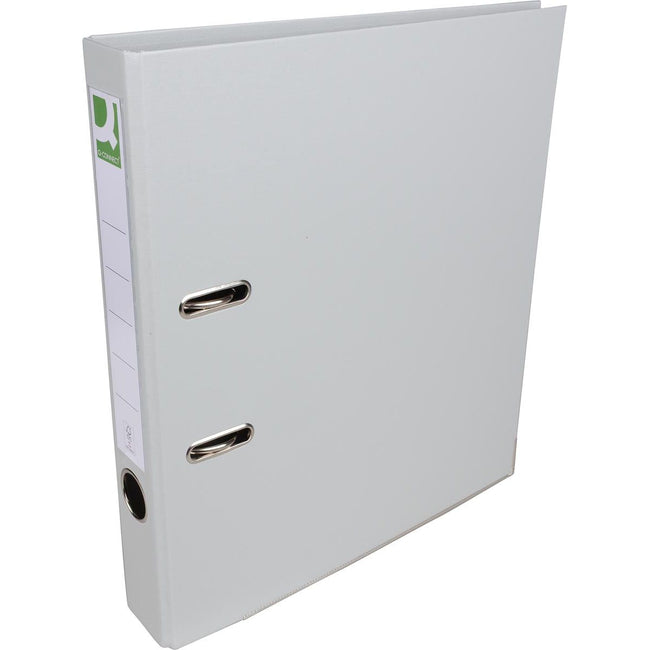 Q-CONNECT - classeur, pour pieds A4, entièrement en PP, dos de 5 cm, gris