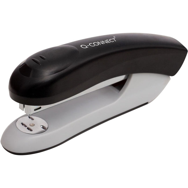 Q-CONNECT - stapler, plastic, full strip, 20 sheets, black