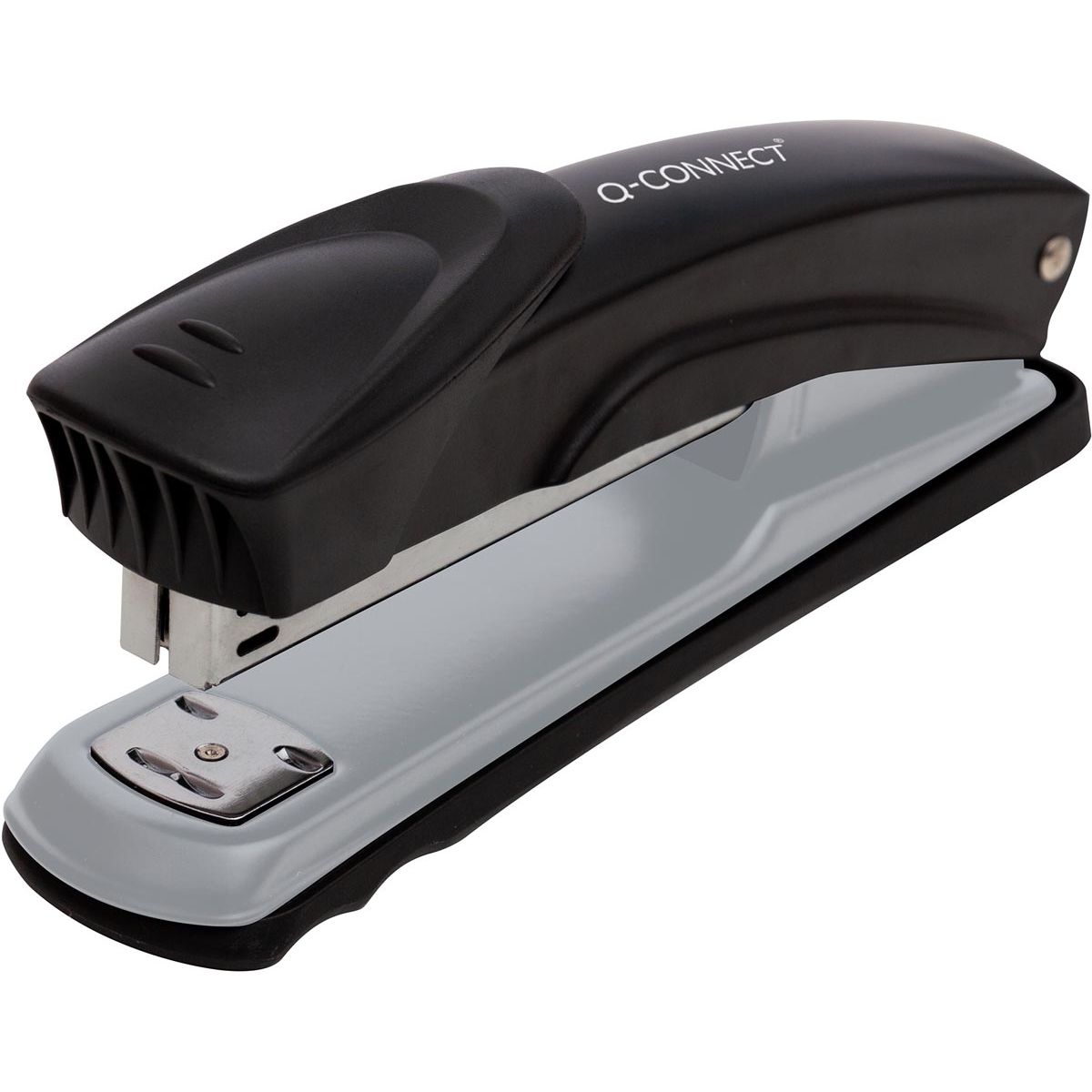 Q-CONNECT - cucitrice, metallo, striscia intera, 20 fogli, nera