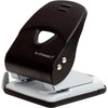 Q-CONNECT - Light Duty hole punch, metal, 40 blade, black