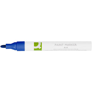 Q-CONNECT -   paint marker, op oliebasis, ronde punt, blauw