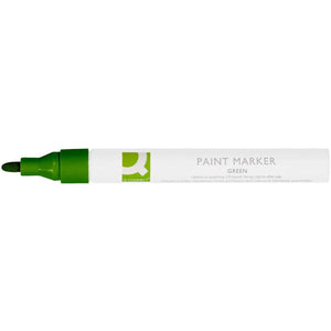 Q-CONNECT -   paint marker, op oliebasis, ronde punt, groen