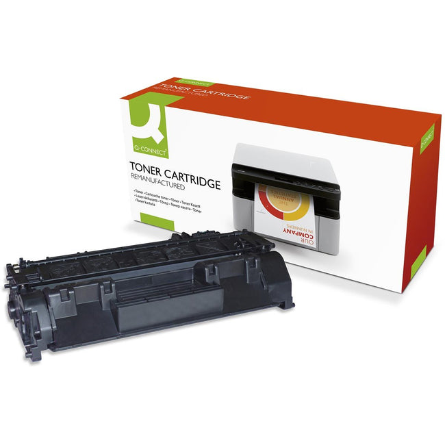 Q-CONNECT -   toner zwart 2300 pagina's voor OEM: CE505A