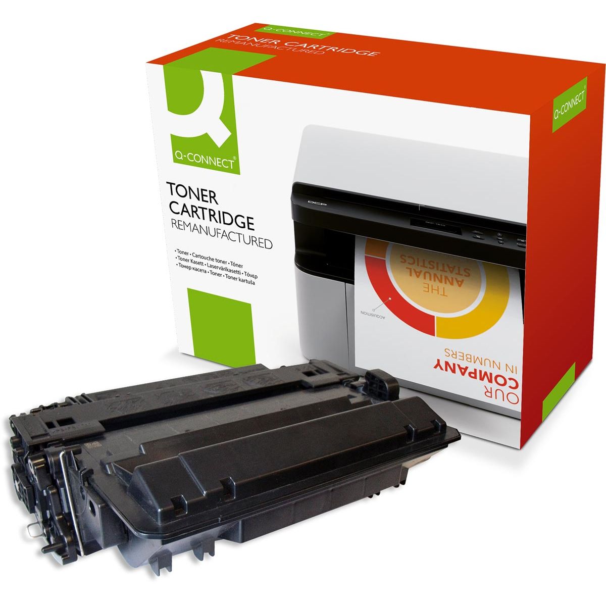 Q-CONNECT -   toner zwart 12500 pagina's voor OEM: CE255X