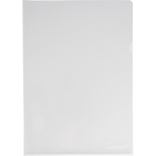 Q-CONNECT - L-map transparent 160 micron pack of 100 pieces