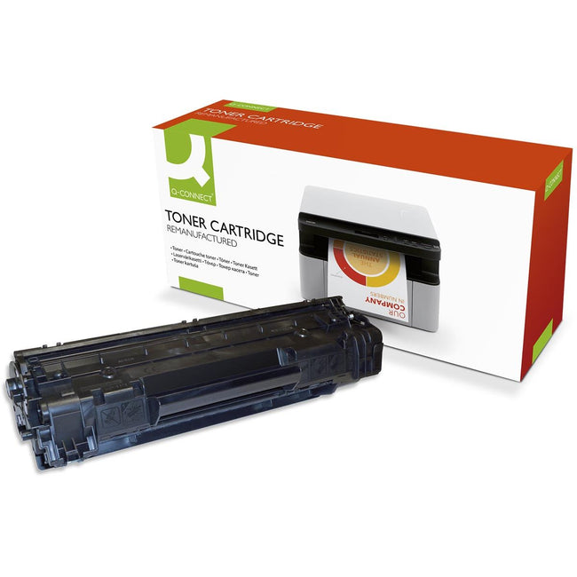 Q-CONNECT -   toner zwart 1600 pagina's voor OEM CE285A
