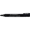 Q-CONNECT - flipchart marker, 2-3 mm, round tip, with clip, black