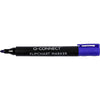 Q-CONNECT - flipchart marker, 2-3 mm, round tip, with clip, blue
