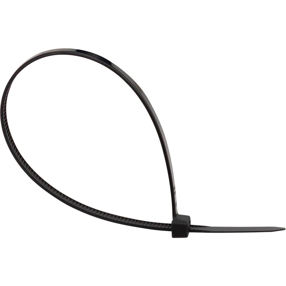 Q-CONNECT -   kabelbinder, ft 200 x 3,6 mm, pak van 100 stuks, zwart