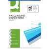 Q-CONNECT - Carta per fotocopie All-Round, ft A4, 80 g, confezione da 500 fogli, bianca