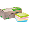 Q-CONNECT -   Quick Notes Recycled pastel, ft 76 x 76 mm, 100 vel, doos van 12 stuks in geassorteerde kleuren