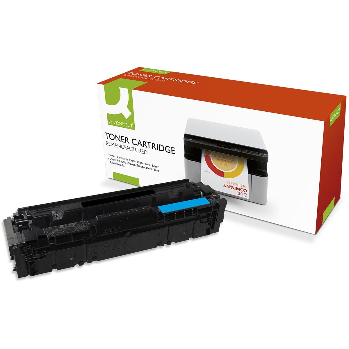 Q-CONNECT - toner ciano 2300 pagine per OEM CF411A