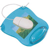 Q-CONNECT - tapis de souris, gel, avec repose-poignet, bleu