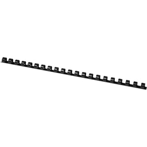 Q-CONNECT - Binderücken 10mm 21 Ringe 100 Stück schwarz