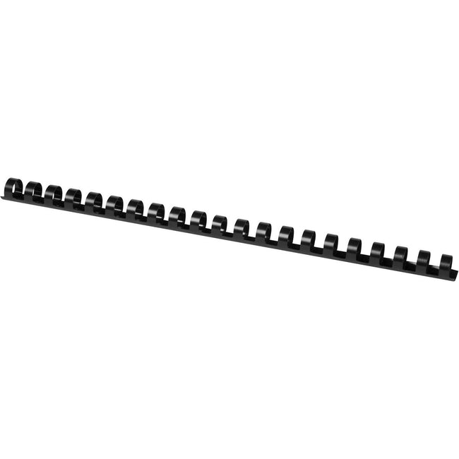 Q-CONNECT - dorso per rilegatura 14mm 21 anelli 100 pezzi nero