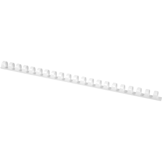 Q-CONNECT - dorso per rilegatura 14mm 21 anelli 100 pezzi bianchi