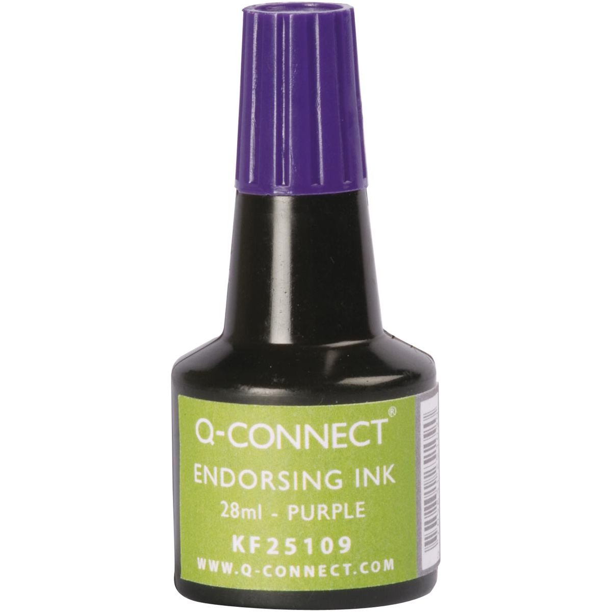 Q-CONNECT - Q-CONNECT stempelinkt, flesje van 28 ml, violet