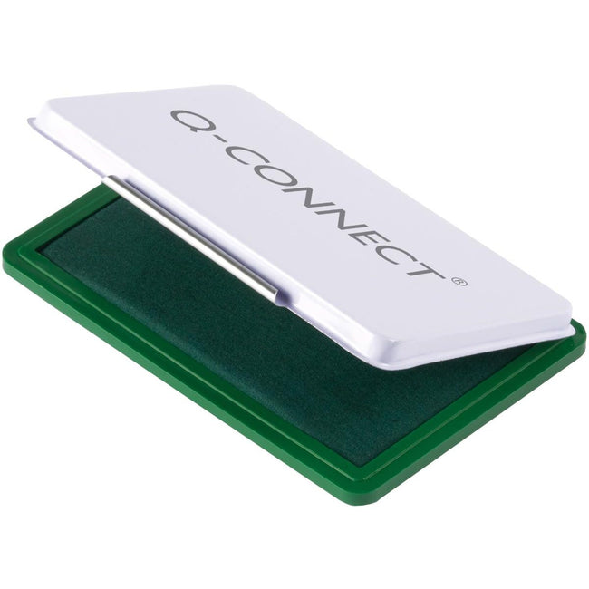 Q-CONNECT - stamp pad, ft 110 x 70 mm, green