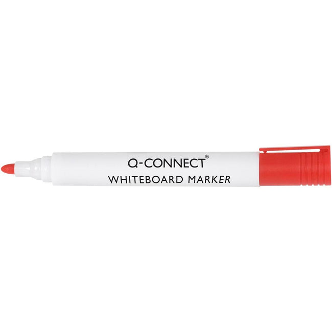 Q-CONNECT - whiteboard marker, 2-3 mm, round tip, red