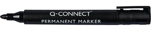 Q-CONNECT -   permanente marker, 2-3 mm, ronde punt, zwart