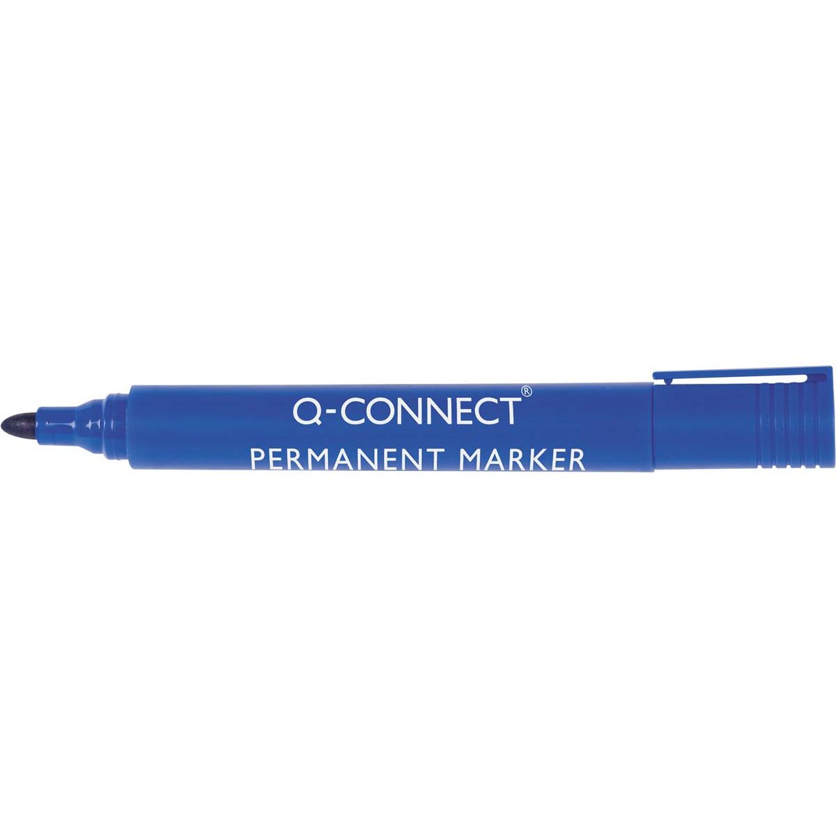 Q-CONNECT - permanent marker, 2-3 mm, round tip, blue