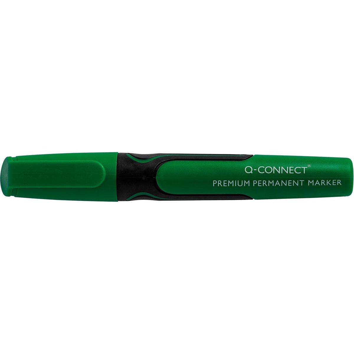 Q-CONNECT - marqueur permanent, 3 mm, pointe ronde, vert