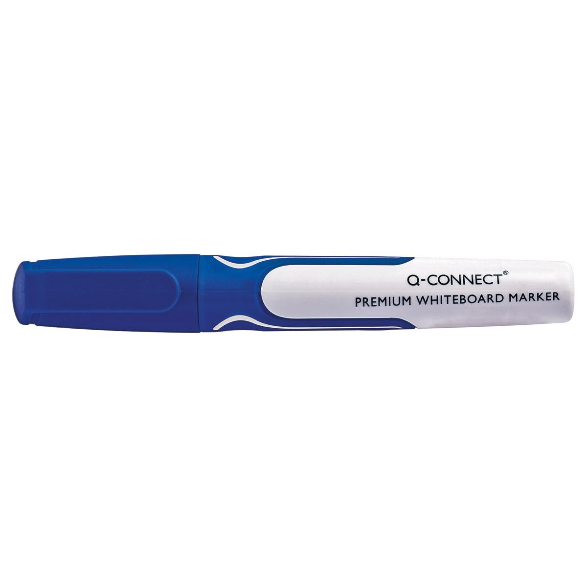 Q-CONNECT -  whiteboard marker, 3 mm, ronde punt, blauw