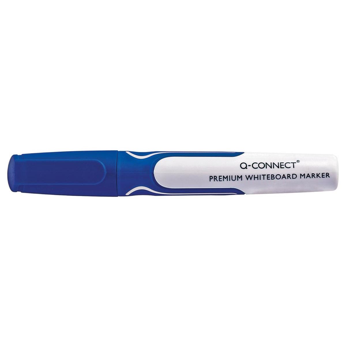 Q-CONNECT -   whiteboard marker, 3 mm, ronde punt, blauw