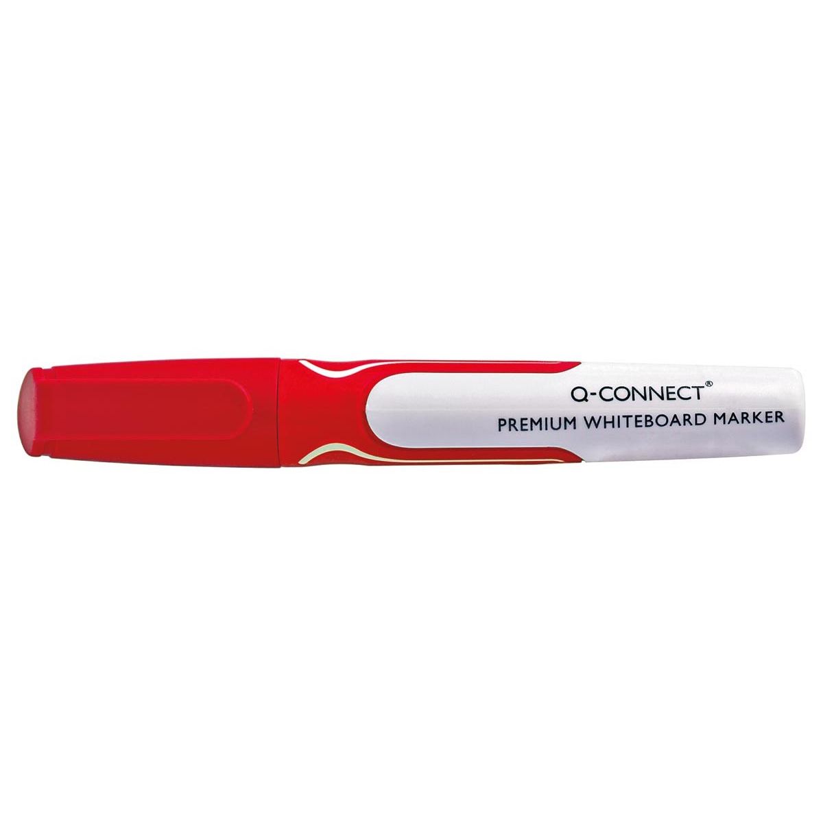 Q-CONNECT - rotulador para pizarra blanca, 3 mm, punta redonda, rojo
