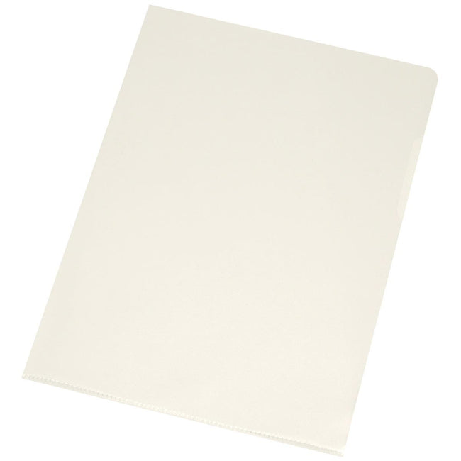 Q-CONNECT - L-map, crystal clear, 120 micron, pack of 10