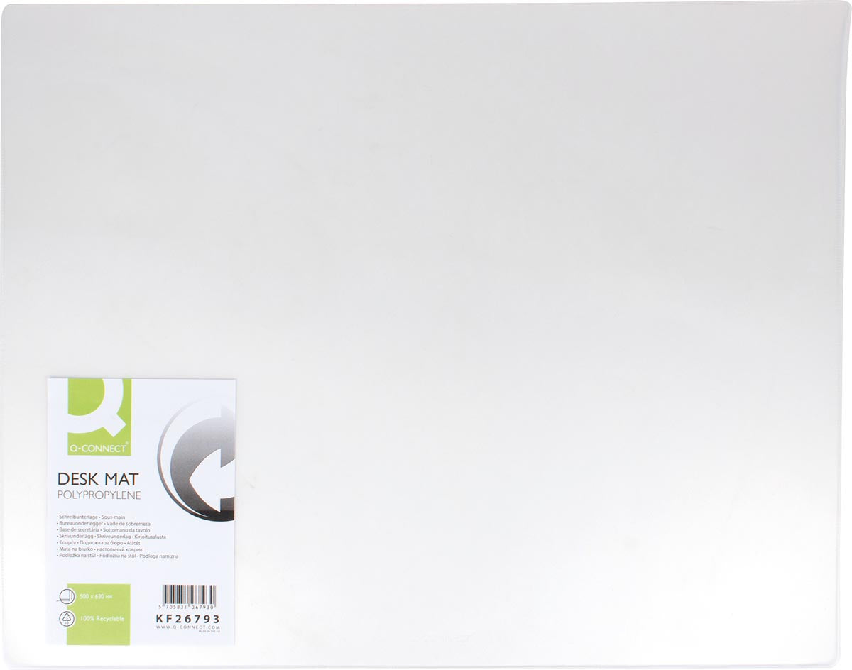 Q-CONNECT - underlay, ft 63 x 50 cm, transparent