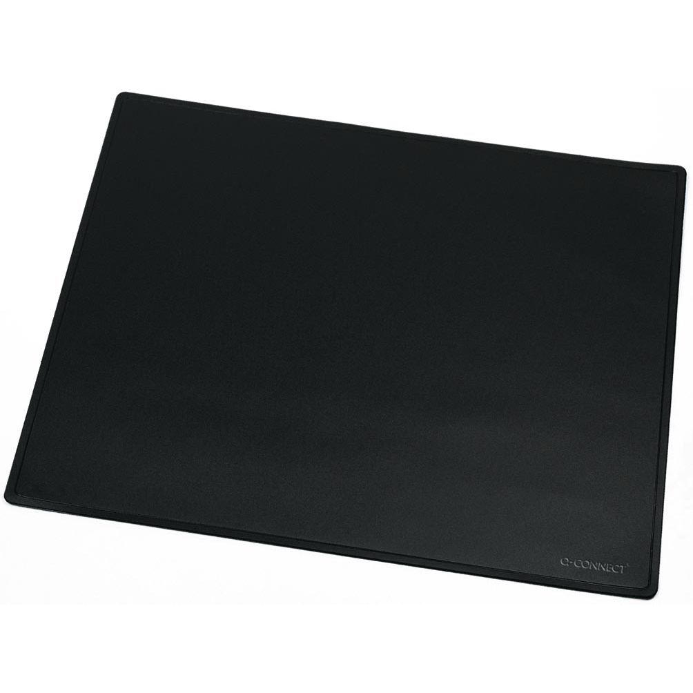 Q-CONNECT -   onderlegger, ft 63 x 50 cm, zwart