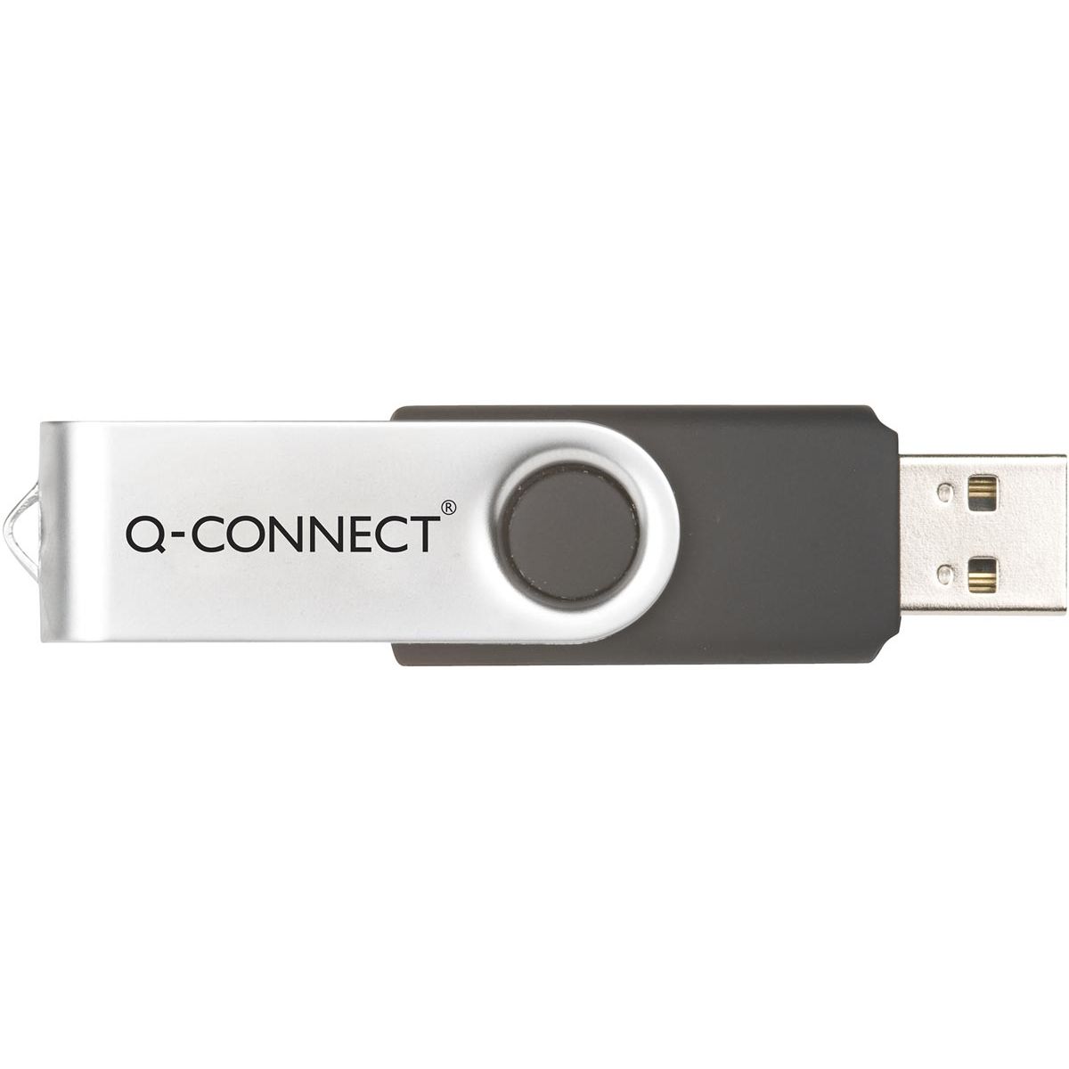 Q-CONNECT - USB stick 2.0, black, 8 GB