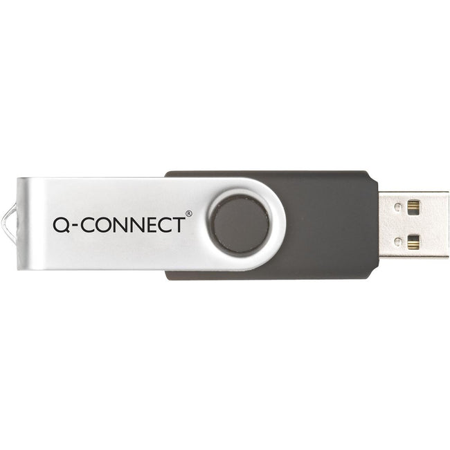 Q-CONNECT - Chiavetta USB 2.0, nera, 64 GB