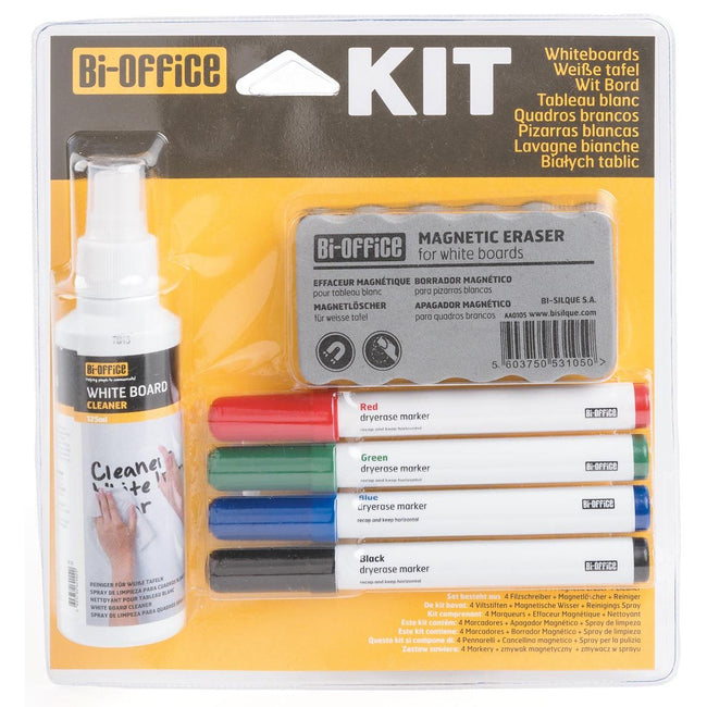 Bi-Office -  Bi- terskit voor niet-magnetische whiteboards