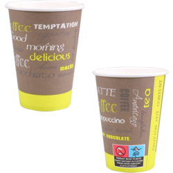 Tasse à café en carton 180cc Coffee to Go limetta 100 pièces